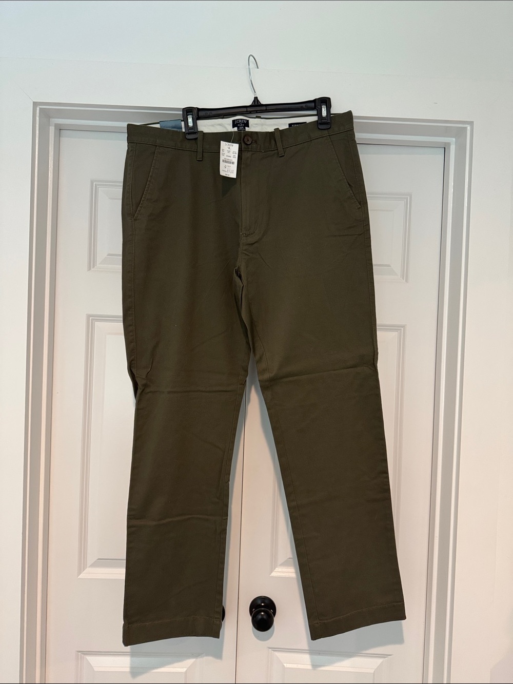 J. Crew Olive Chino Pants - Classic Straight Fit